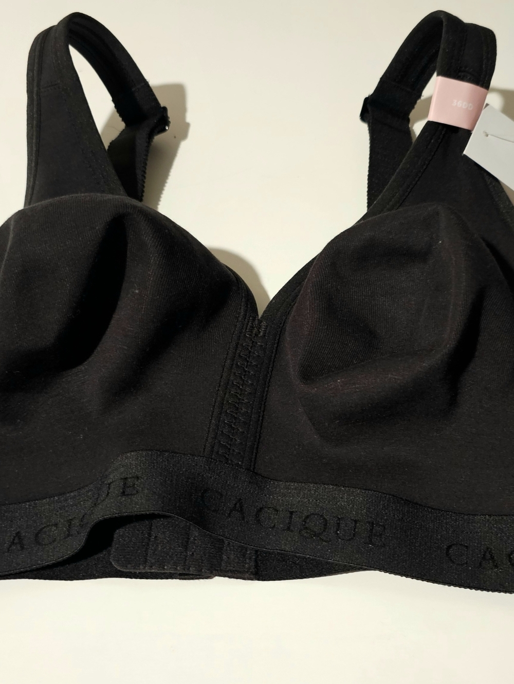 NWT Lane Bryant-Cacique Cotton Unlined Full Coverage No-Wire Bra - Size 36DD
